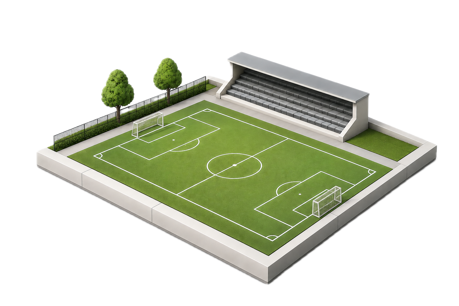 Choix d'une surface de terrain de sport communal